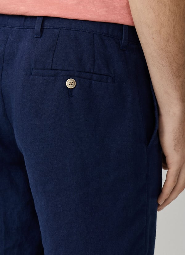 Relaxed Fit Regent Linen Short