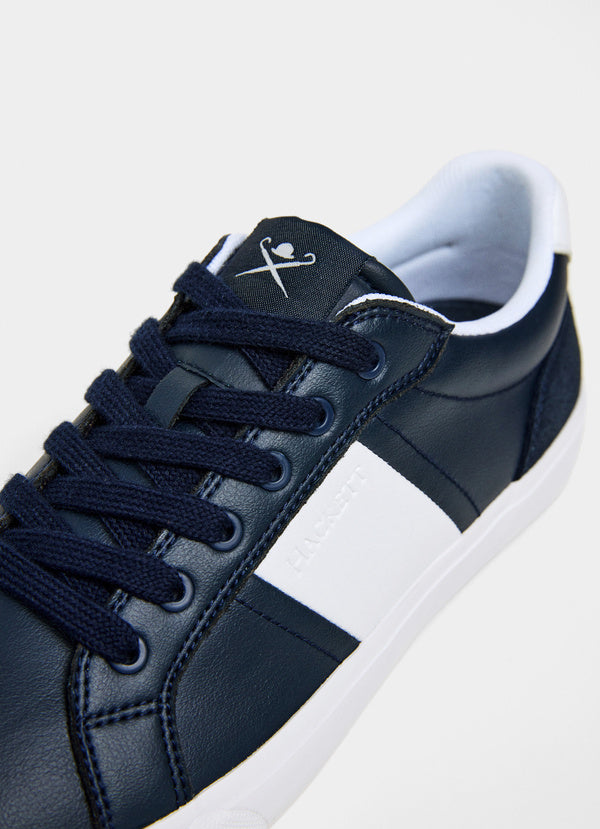 Blake Handle Leather And Suede Trainers