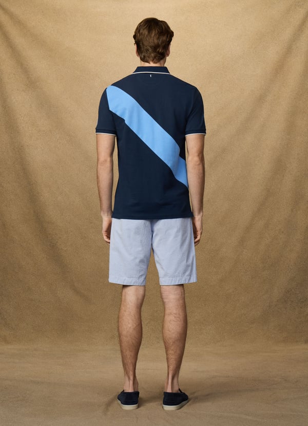 Classic Fit Short Sleeve Back Sash Polo