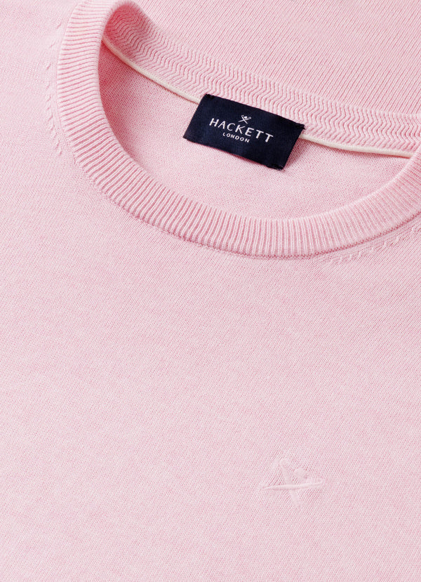 Cotton-Silk Crew-Neck Jumper