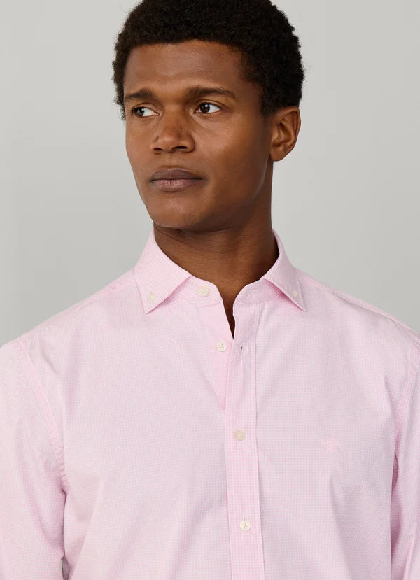 Tailored Fit City Gingham Poplin Shirt