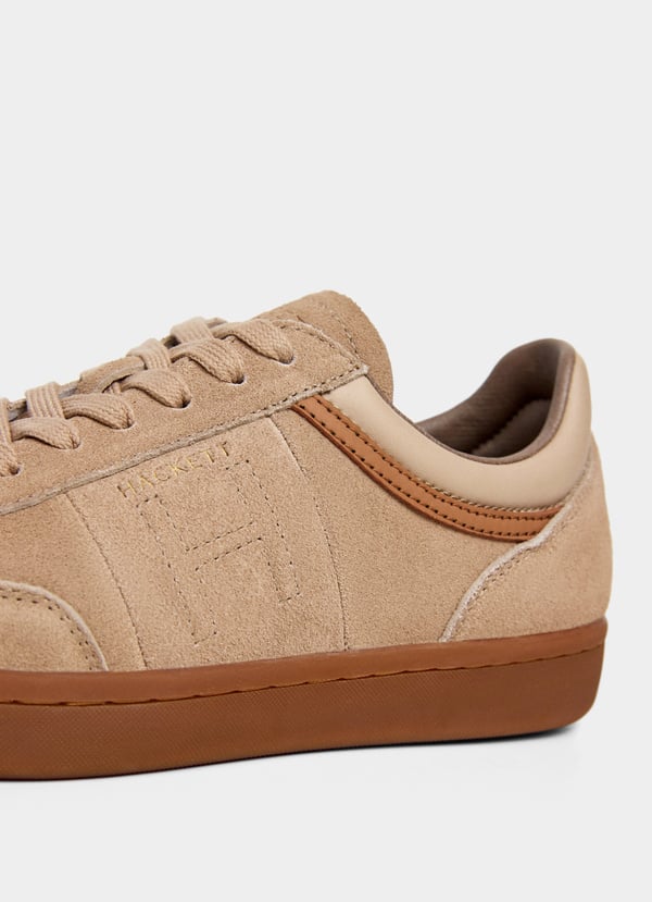 Beck Ivys Leather And Suede Trainers