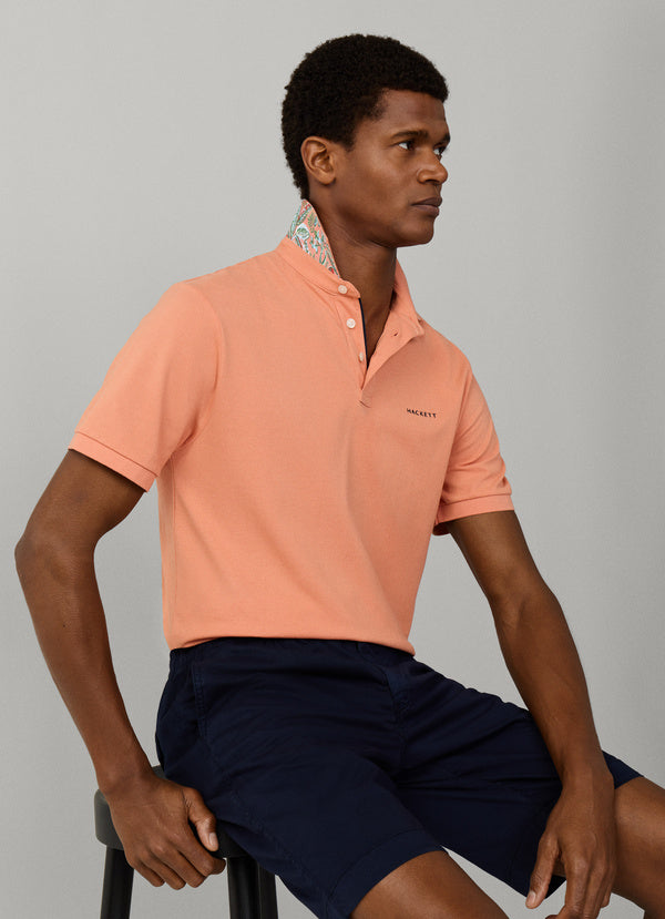 Classic Fit Short Sleeve Swim Trim Polo