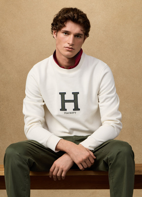 H Crew-Neck Sweatshirt