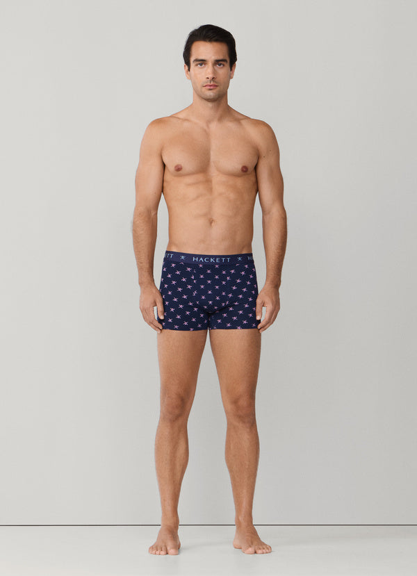 Three Pack Logo Cotton Trunks