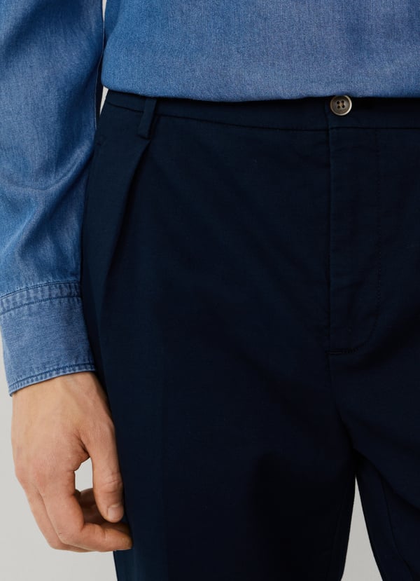 Sloane Tapered Fit Tricotine Trouser
