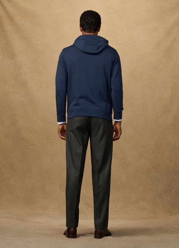 Classic Fit Branded Hooded Sweat