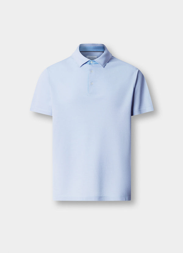 Classic Fit Cotton Silk Short Sleeve Polo