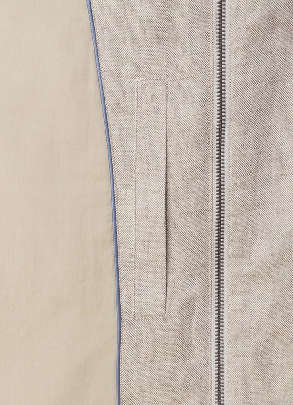 Cotton-Linen Textured Gilet