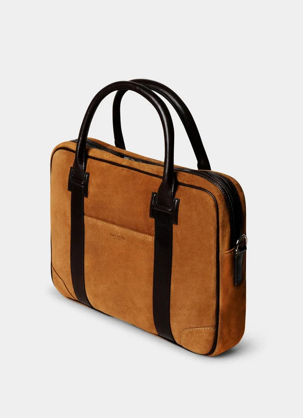 Suede Briefcase
