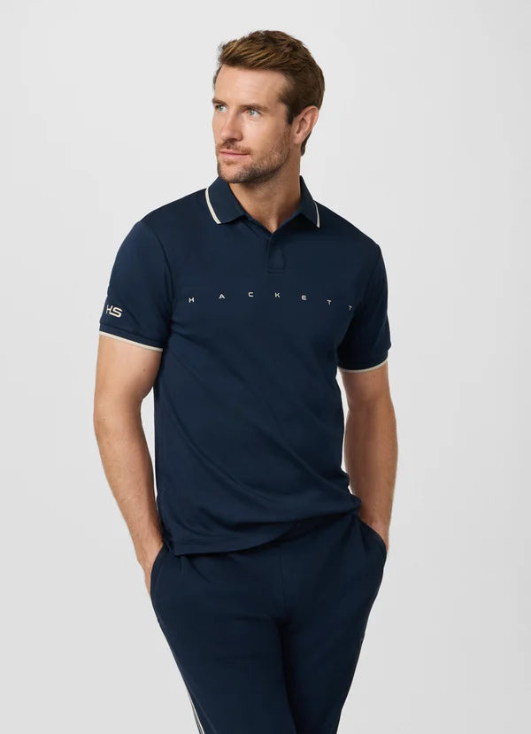 Classic Fit Short Sleeve Branded Polo