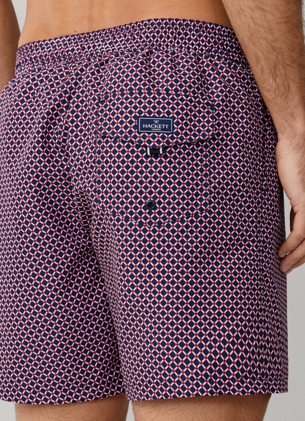 Mini Geo Print Swim Trunk