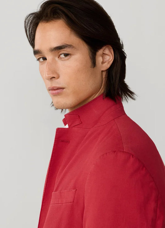 Stretch Cotton Garment Dyed Blazer