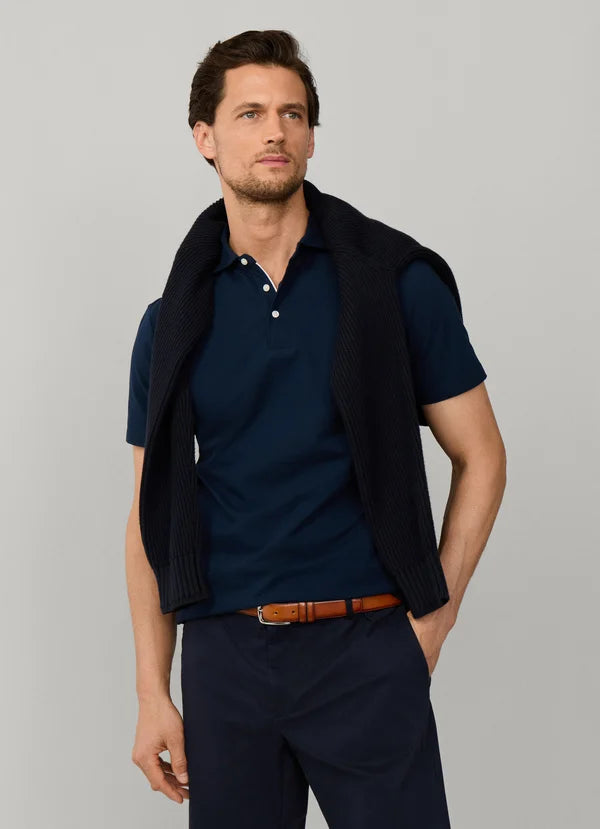 Classic Fit Short Sleeve Oxford Pique Polo