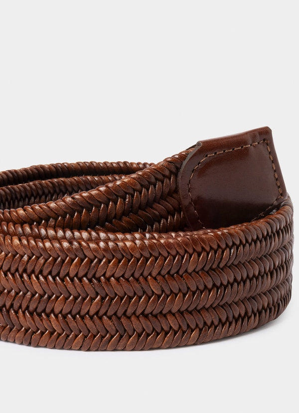 Braided Leather Belt