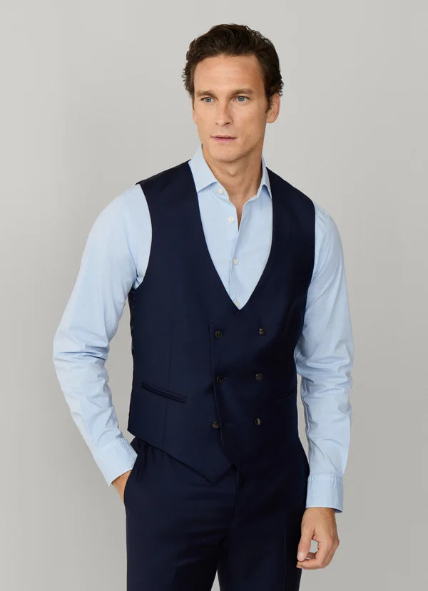 Wool Stretch Twill Waistcoat
