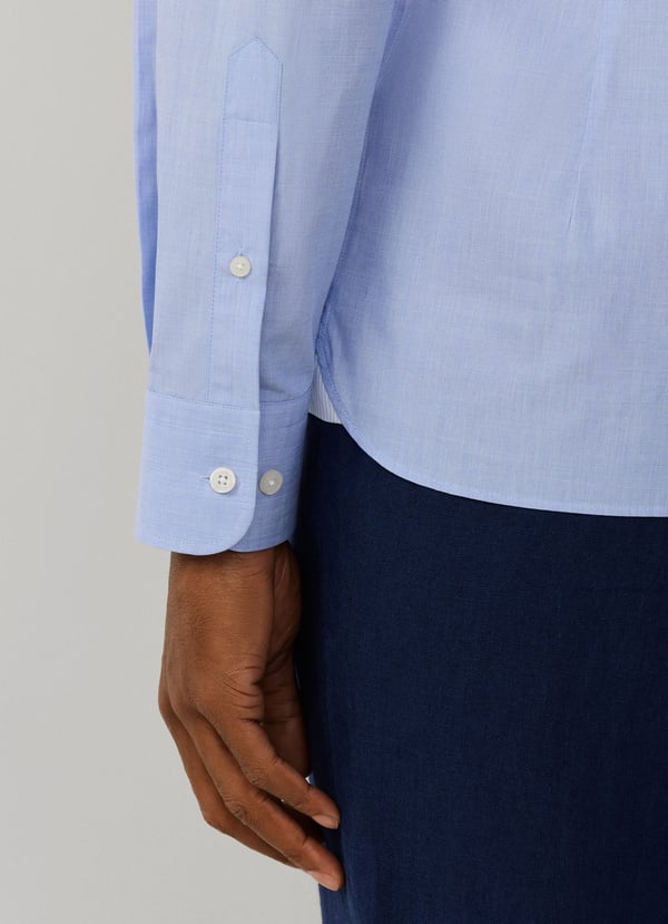 Tailored Fit End On End Multi Shirt
