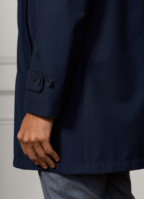 Water Repellant Mac With Liner