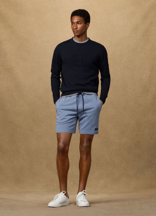 Branded Badge Short Sweat