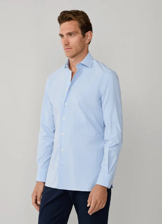 Tailored Fit Stretch Poplin Shirt