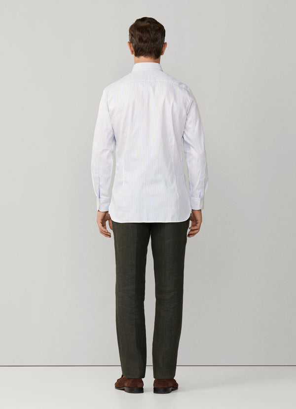 Tailored Fit City Wide Stripe Shirt