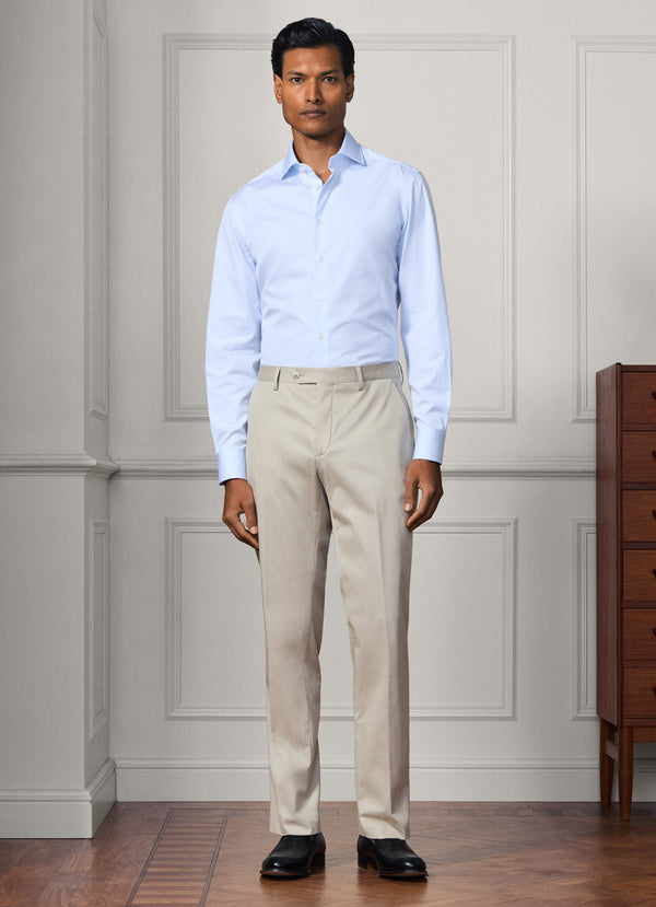 Tailored Fit Fine Stripe Selvedge Shirt