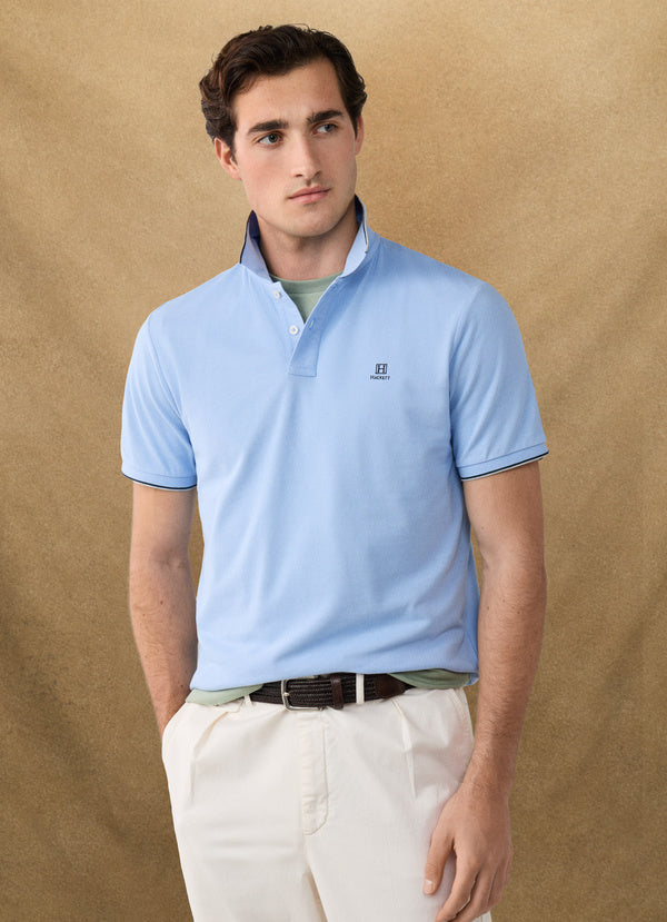 Classic Fit Short Sleeve Tipped Polo