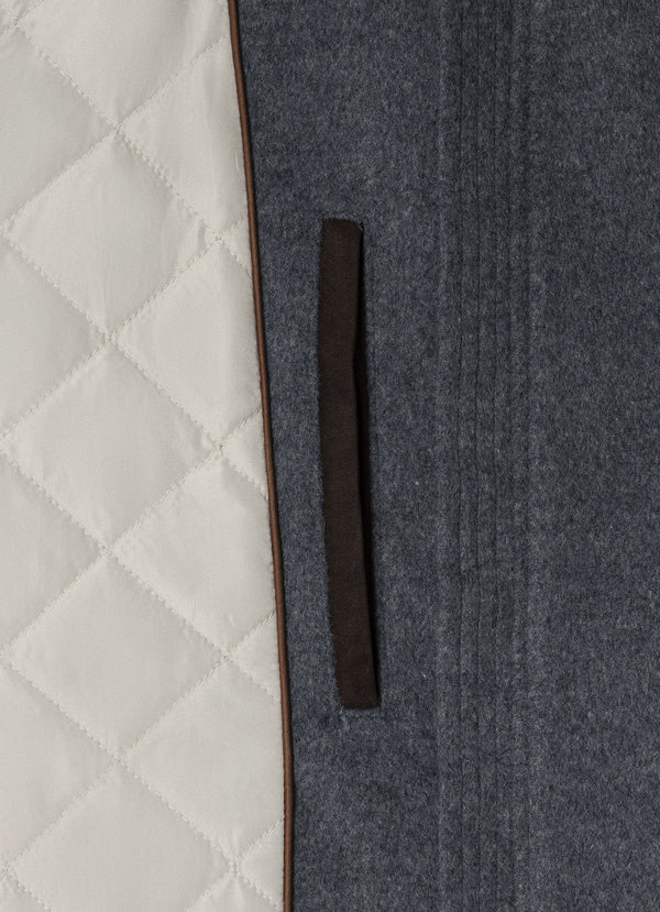Quilted Blouson Jacket