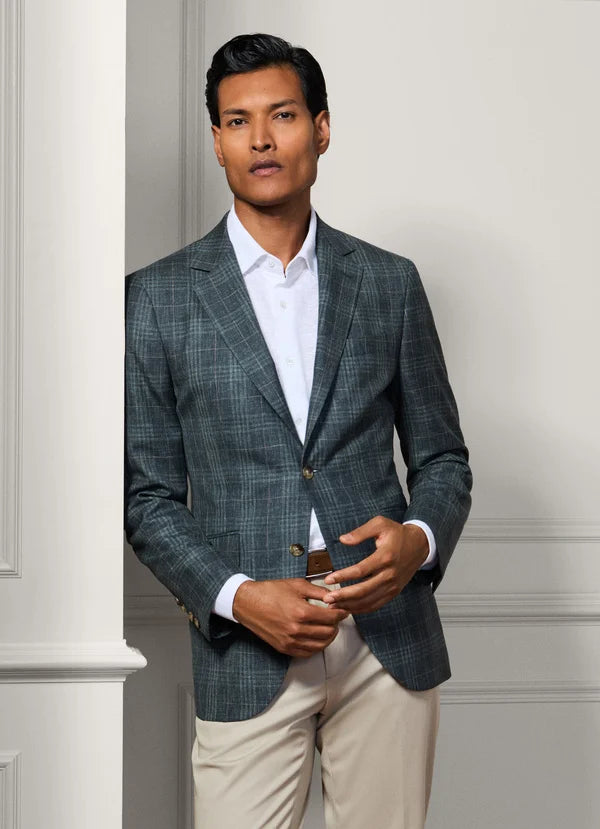 Wool Check Blazer