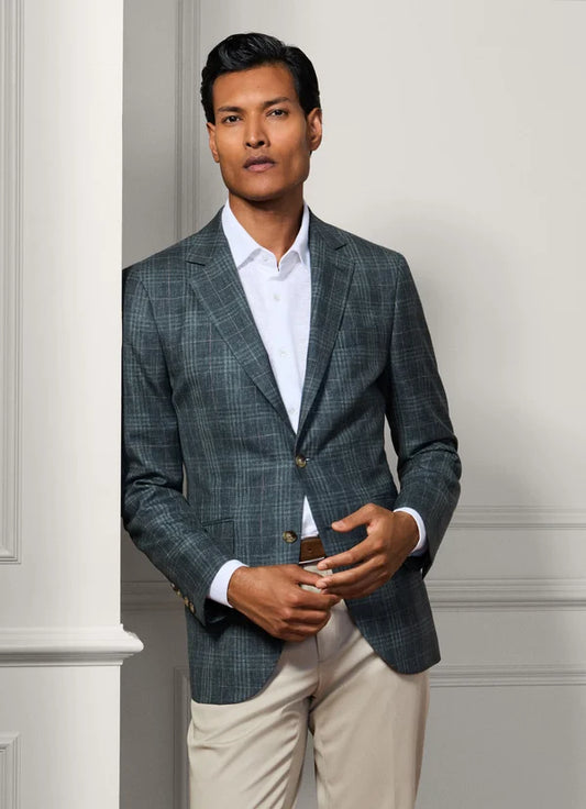 Wool Check Blazer