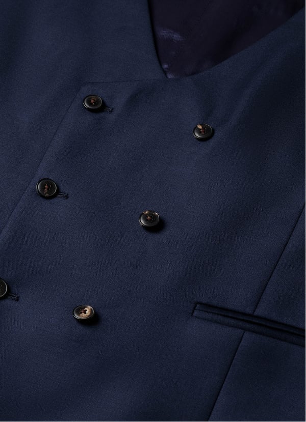 Wool Stretch Twill Waistcoat