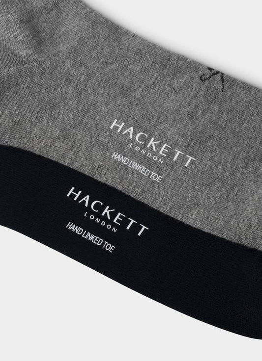 Two Pack Solid Trainer Socks