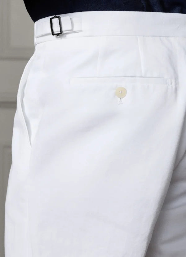 Classic Fit Sanderson Cotton-Linen Chinos