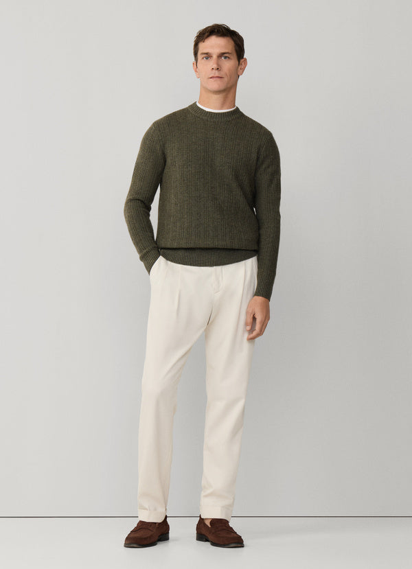 Merino Wool-Cashmere Crew-Neck Jumper
