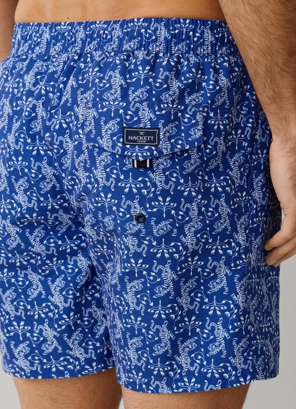 Tiger Print Swim Shorts