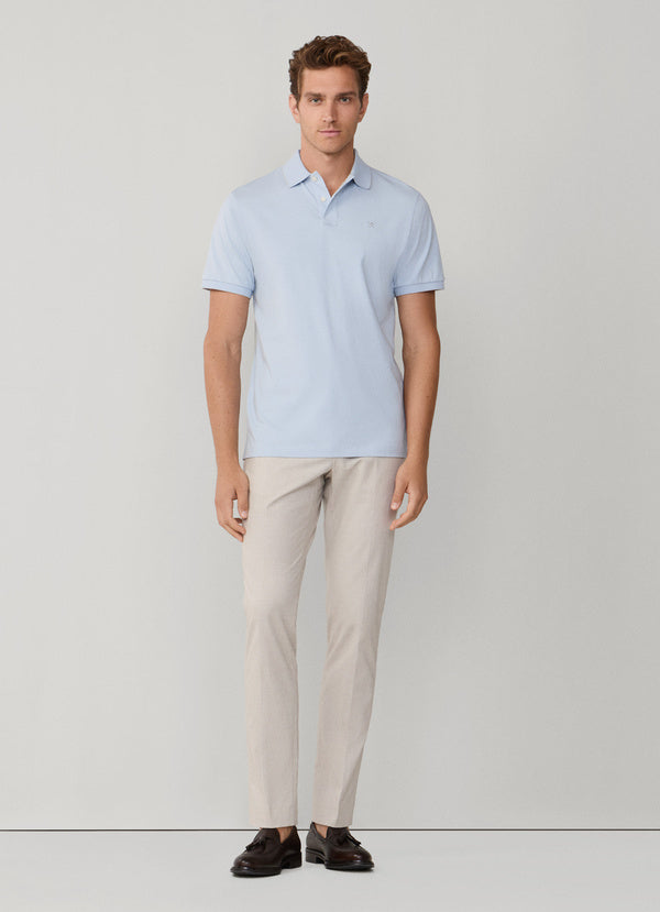 Classic Fit Short Sleeve Tipped Jersey Polo