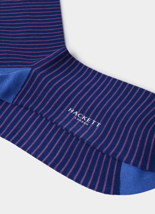 Combed Cotton Striped Socks