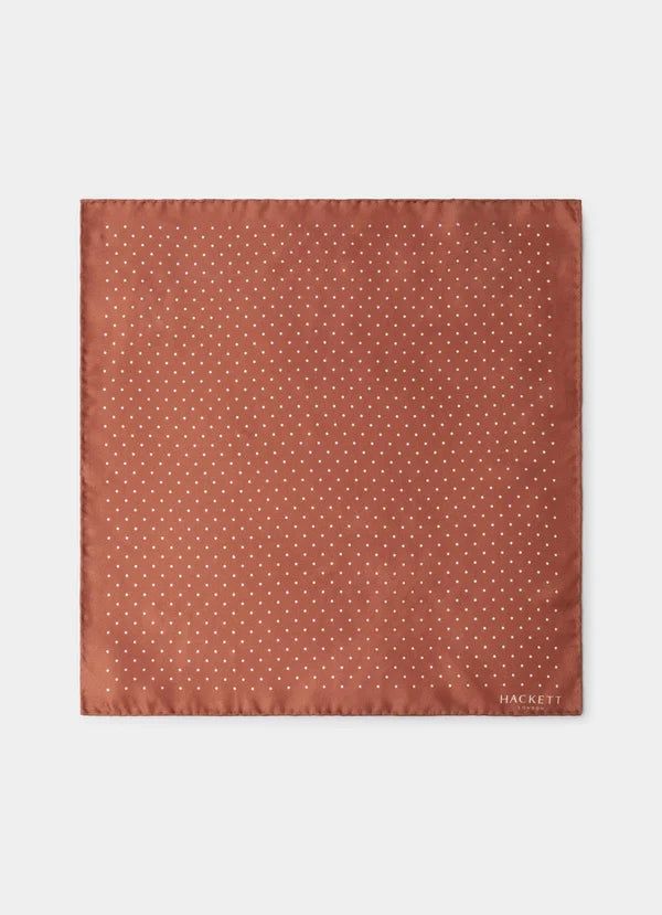 Mayfair Dot Silk Pocket Square