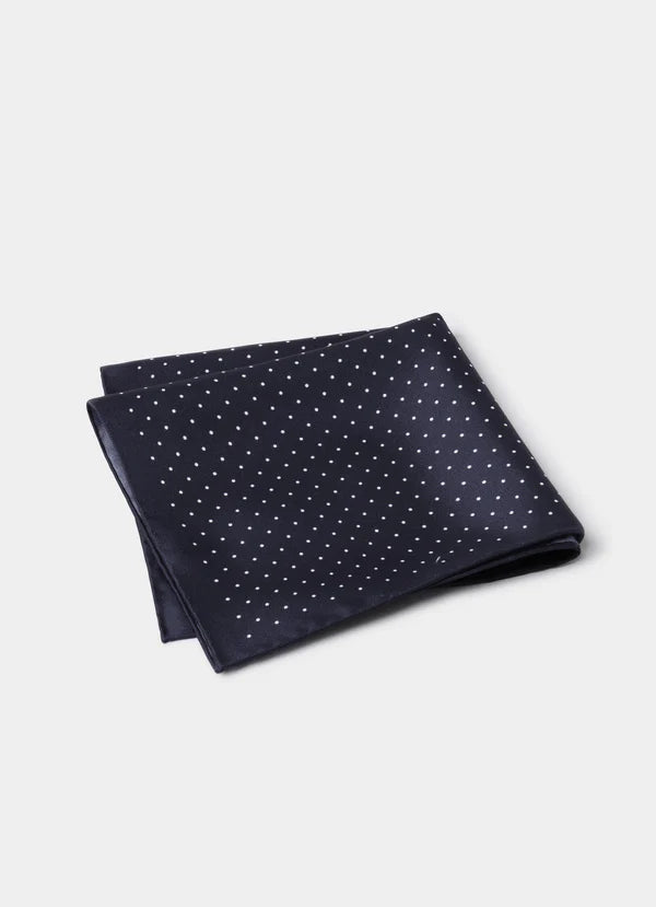 Mayfair Dot Silk Pocket Square