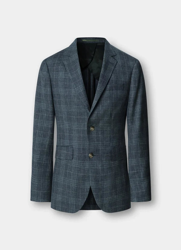 Wool Check Blazer