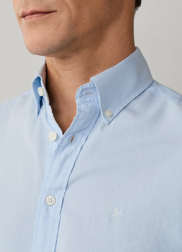Tailored Fit Short Sleeve Oxford Shirt