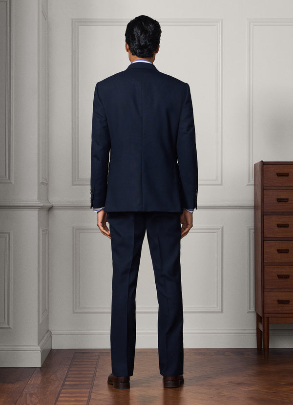 Wool Fresco Double Breasted Suit - Woven In England