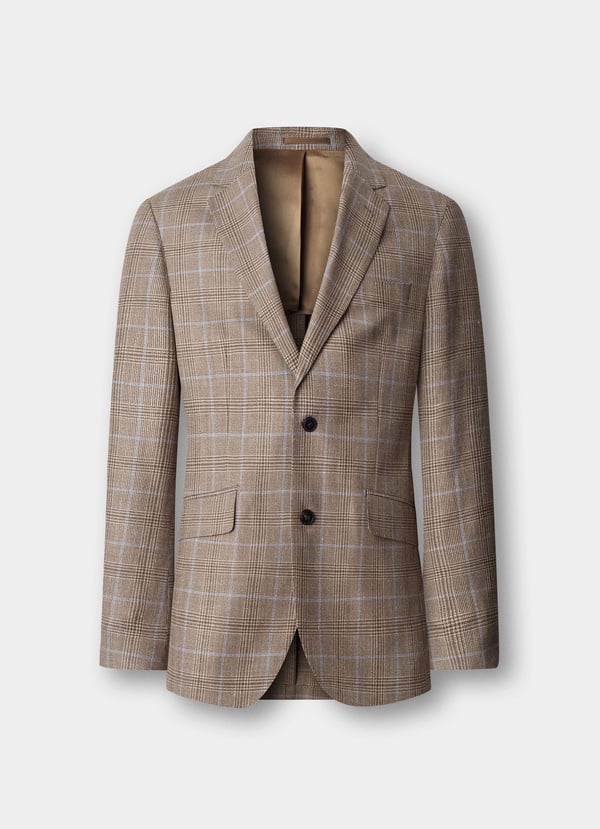 Classic Fit Prince Of Wales Check Blazer