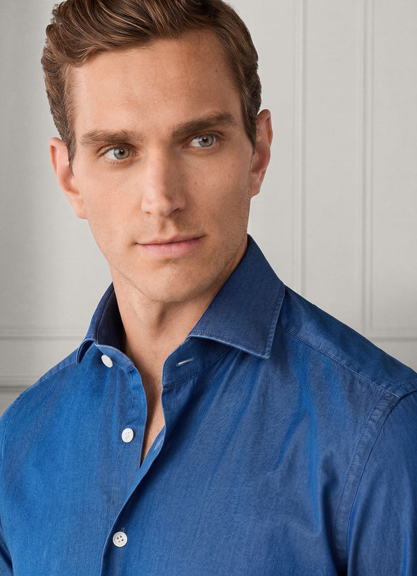 Tailored Fit Denim Shirt