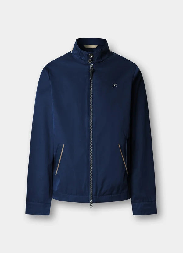 Cotton Blend Harrington Jacket