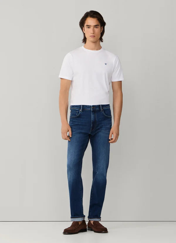 Classic Fit Lux Vintage Wash Denim