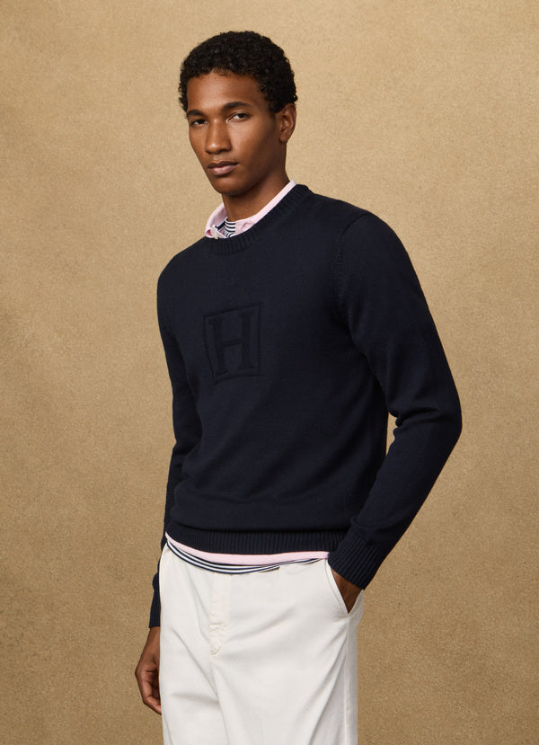 Regular Fit Cashmere Blend Crew-Neck Jumper