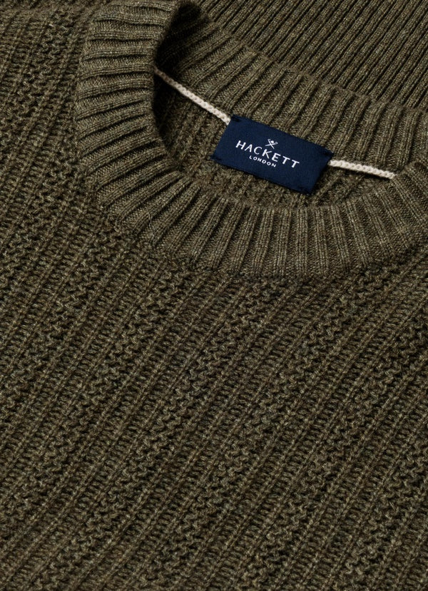 Merino Wool-Cashmere Crew-Neck Jumper