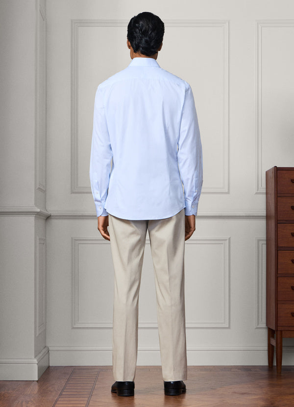 Tailored Fit Fine Stripe Selvedge Shirt