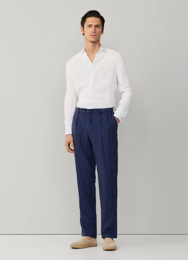 Relaxed Fit Regent Stripe Drawstring Chino